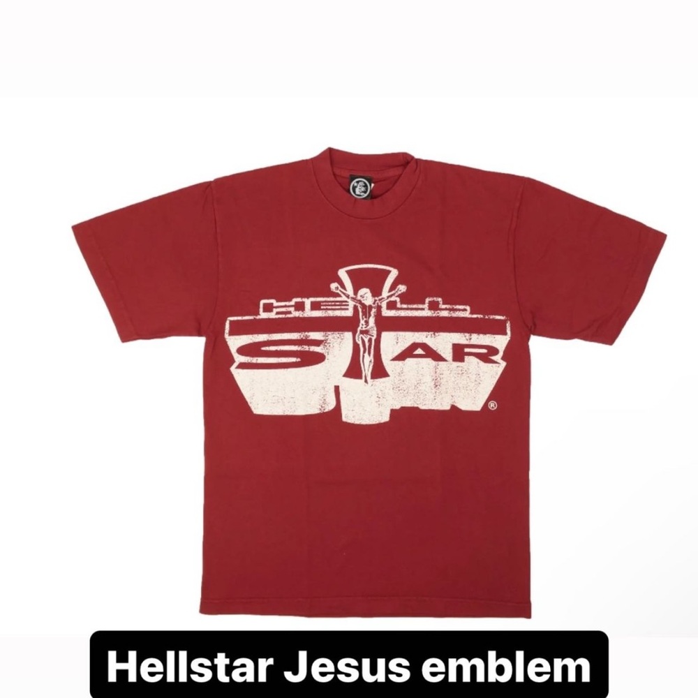 HELLSTAR JESUS EMBLEM TSHIRT
SMALL
NWT